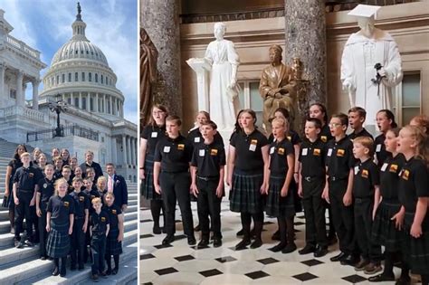 Jun 3, 2023 · Videos of a children’s choir singing the national anthem in the U.S. Capitol spread across social media Friday, with the claim that they showed the group being unceremoniously cut off by federal ... 